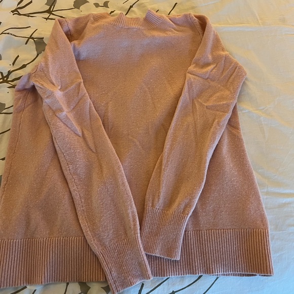 Boden swing back sweater in blush. Size-M - Picture 3 of 3